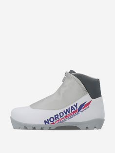 Ботинки для беговых лыж женские Nordway Bliss Plus NNN, Белый, размер 35