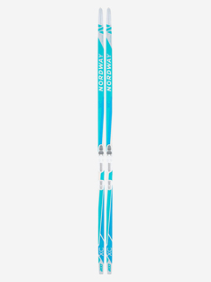 Комплект лыжный женский Nordway Bliss + NNN, Голубой, размер 200
