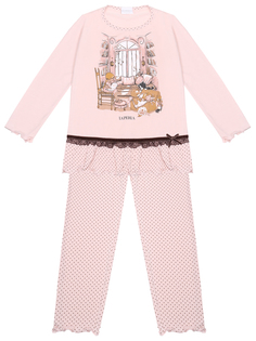 Пижама из модала с принтом La Perla