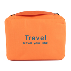 Складной дорожный органайзер для путешествий и поездок Travel Wash Bag TG0005 оранжевый Baziator