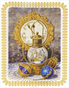 Оконное украшение Magic Time Новогодняя лампа 30 х 38 см