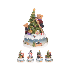 Статуэтка с подсветкой Home Collection Red New Year Красный Новый год Ёлка 1 шт