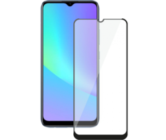 Защитное стекло Deppa для realme C25 2.5D Full Glue (черная рамка)