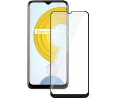 Защитное стекло Deppa для realme C21/C21Y 2.5D Full Glue (черная рамка)