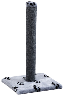 Когтеточка Sima-land Эконом, ковролин, серая с лапками, 30х30х50 см