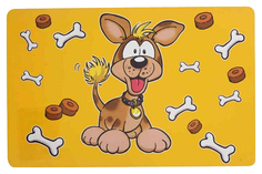 Коврик под миску Homepet Puppy with bones, 28х43 см