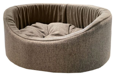 Лежак для животных Homepet Жаккард Melange №3, розово-серый, 57х45х20 см