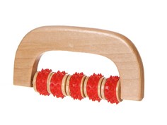 Массажер Onlitop Коромысло деревянный, 5 колес с шипами Микс 3738668