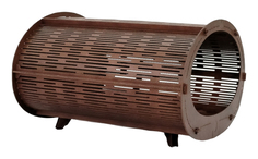 Домик Homepet Wood для домашних животных тоннель мини, коричневый, 46х40х34 см