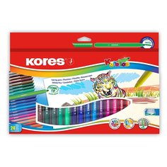 Фломастеры Korellos Kores 24 цвета, 1337462 Korres