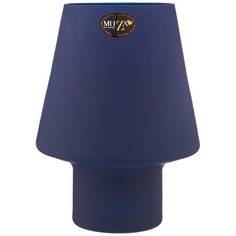 Ваза Muza "Gala satin blue" высота 24 см (380-860) Муза