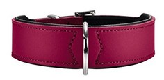Ошейник для собак HUNTER Basic кожа, розовый обхват шеи 41-49 см