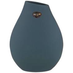 Ваза Muza "Eva satin sky" высота 19 см (380-866) Муза