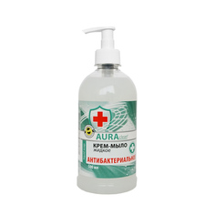 Жидкое мыло AURA Clean Антибактериальное 500 мл