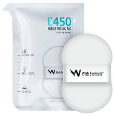 Спонж-пилинг Wish Formula C450 Bubble Peeling Pad (H) с фруктовыми кислотами 30 мл