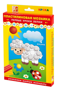 Набор для лепки из пластилина ЛУЧ Пластилиновая мозаика №1