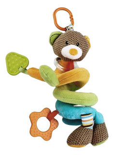 Подвесная игрушка Жирафики "Растяжка Мишка" 93676