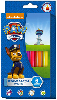 Фломастеры Paw Patrol Фломастеры толстые 6 цветов