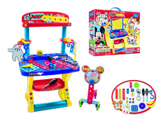 Детская мастерская Стол 181182 Mickey Mouse с Инструментами в коробке 58x9x43 см Tm Disney