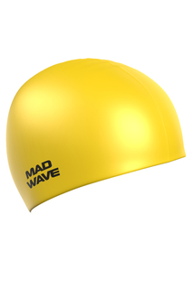 Шапочка для плавания Mad Wave Intensive Big yellow