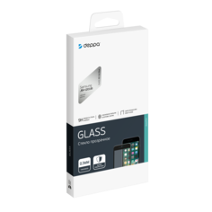 Защитное стекло Deppa для Samsung Galaxy J6 3D Full Glue (черное)