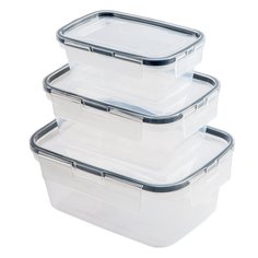 Контейнер для продуктов 3 шт ULMI plastic (0,35л+0,75л+1,3 л) 211936