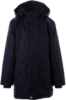 Пальто демисезонное Huppa ROMAN 1 00086, тёмно-синий р.170