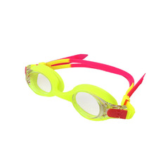 Очки для плавания детские салатово/розовые Спортекс E36897