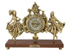 Бронзовые часы настольные Пастораль 2 KSVA-BP-27004-D Bello De Bronze