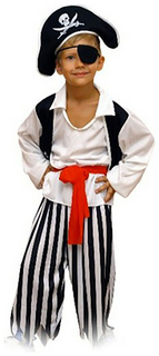 Карнавальный костюм для мальчиков р 110 Карнавалия Пират разноцветный