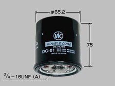 Фильтр Масляный Vic Dc-01 Double Core 3s,4s,5s,1zz,1nz,4a,5a,7a,2e,3e,4e,5e,4k,5k,1sz VIC
