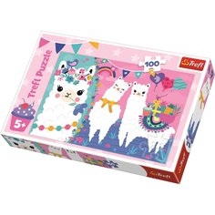 Trefl (Трефл) Пазлы Веселые ламы 100 элементов, 16363