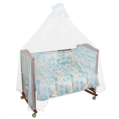 Борт в кроватку Тайна снов Топтыжки (голубой)