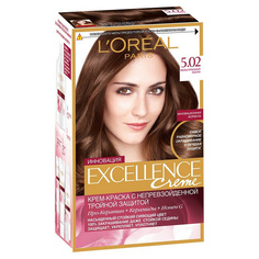 Краска для волос LOreal Paris Excellence тон 5,02 Обольстительный каштан