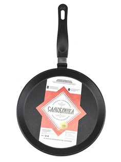 САМОБРАНКА Сковорода литая из алюминия БЛИННАЯ Ф24 "ЧЁРНАЯ" SB 3412/ БЛ24ПФ2ЧР.81