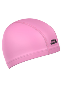 Шапочка для плавания Mad Wave Put Coated pink