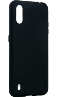 Чехол-крышка Deppa для Samsung Galaxy A01, термополиуретан, черный