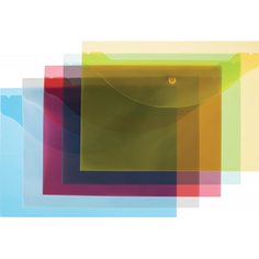 Папка-конверт на кнопке А4 Attache цвет 120 мкм 10 шт/уп