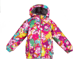 Куртка зимняя Huppa Classy 61363, fuchsia pattern р.116