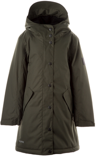 Пальто демисезонное Huppa JANELLE 1 10057, тёмно-зелёный р.164