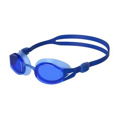 Очки для плавания SPEEDO Mariner Pro , арт.8-13534D665, СИНИЕ линзы, синяя оправа