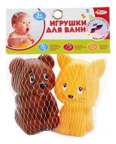 Игрушки для ванной Кот и мишка Играем вместе LXB336_340