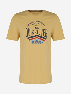 Футболка мужская Quiksilver Sunset Logo Flaxton, Желтый, размер 46