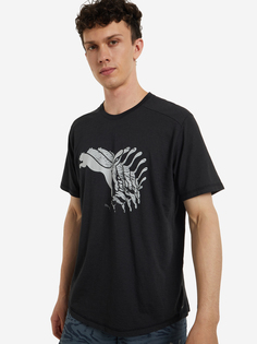 Футболка мужская PUMA Run Logo, Черный, размер 50-52
