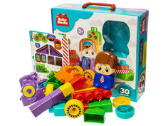 Конструктор Десятое Королевство Веселый паровозик Baby Blocks 30 дет. 03908
