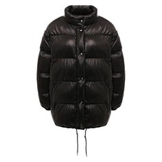 Кожаный пуховик Prada