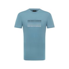 Хлопковая футболка Emporio Armani