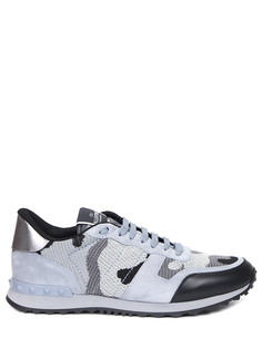 Кроссовки комбинированные Rockrunner Valentino Garavani