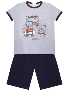 Пижама из модала с принтом La Perla