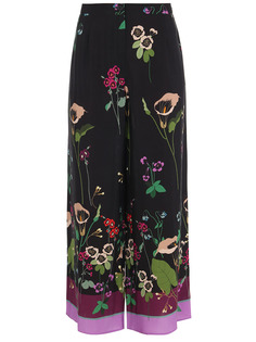 Брюки из вискозы с принтом Elena Miro